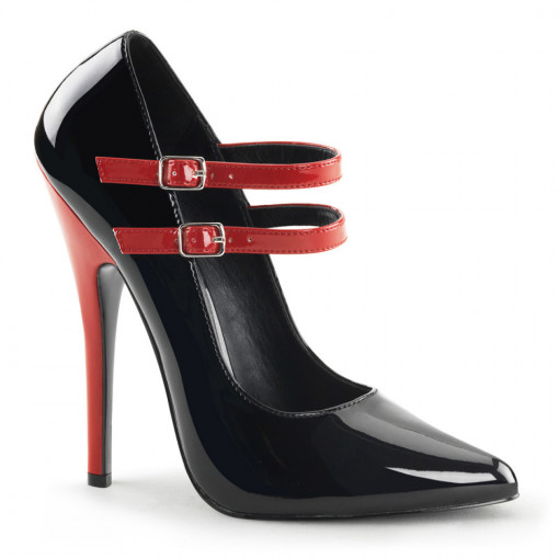 Devious DOMINA-442 Blk-Red Pat