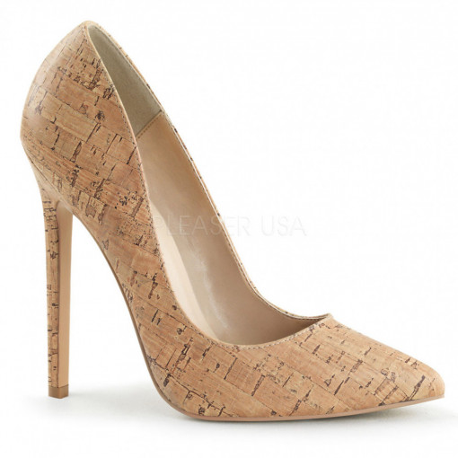 Pleaser SEXY-20 Cork Faux Leather