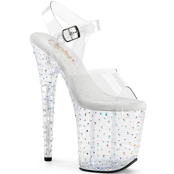 Pleaser STARDANCE-808 Clr/Clr-Slv Multi RS