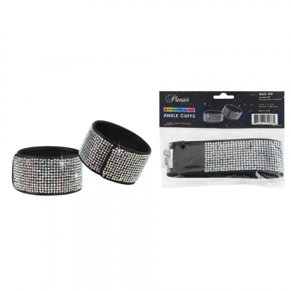 Coppia Cavigliere bracciali neri con brillanti - Img 2