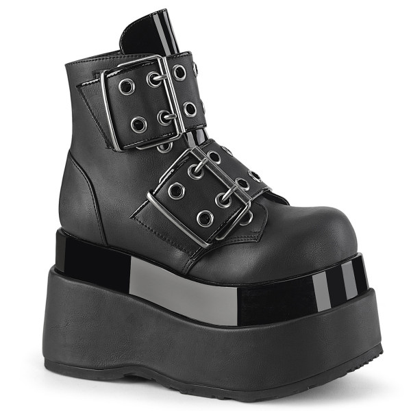 Demonia BEAR-104 Blk Vegan Leather