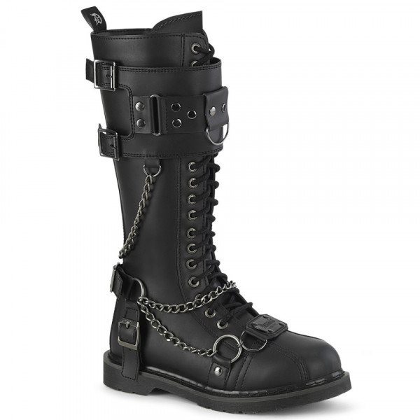 Demonia BOLT-415 Blk Vegan Leather