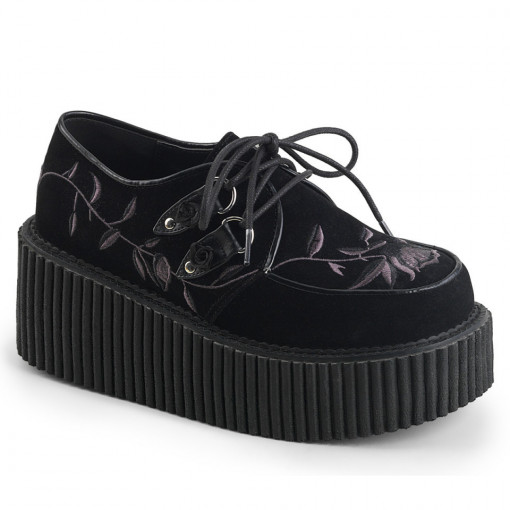 Demonia CREEPER-219 Blk Velvet