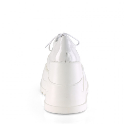 Demonia Cult bianche Ecopelle STOMP-08