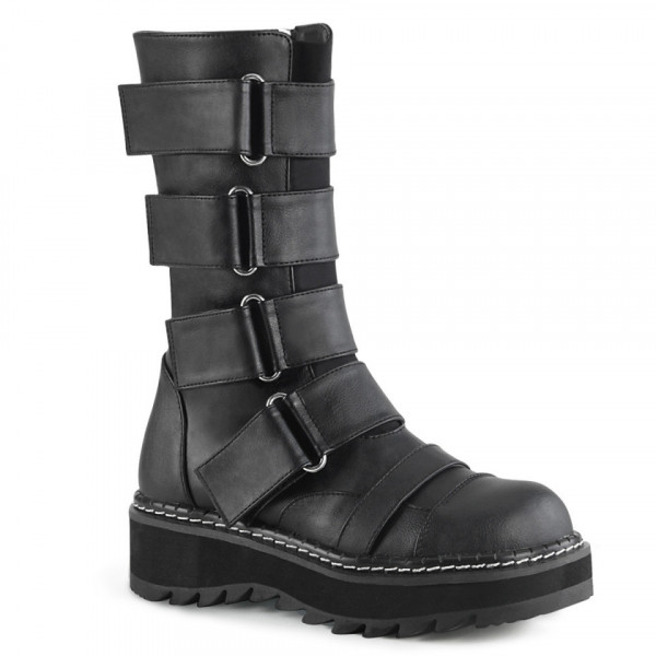 Demonia LILITH-211 Blk Vegan Leather - 40