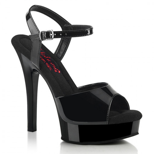 Fabulicious MAJESTY-509 Blk Pat/Blk