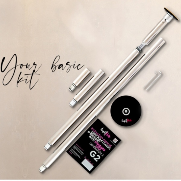 Palo LUPIT spin e statico G2 INOX anallergico standard lock 45 - 42