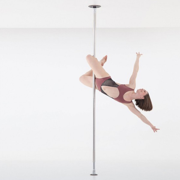 Palo spin e statico Lupit pole DIAMOND G2, QUICK LOCK Cromo
