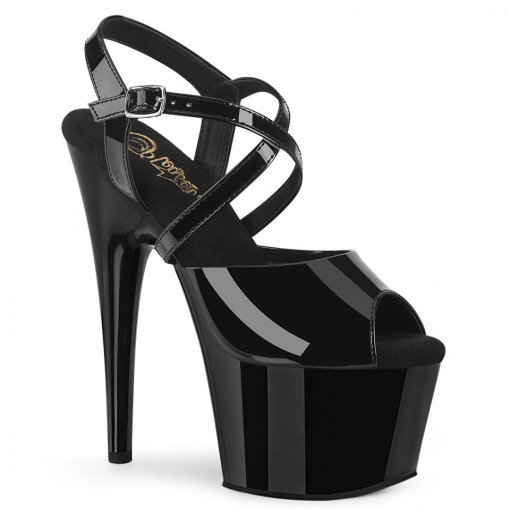 Pleaser ADORE-724 Blk Pat/Blk