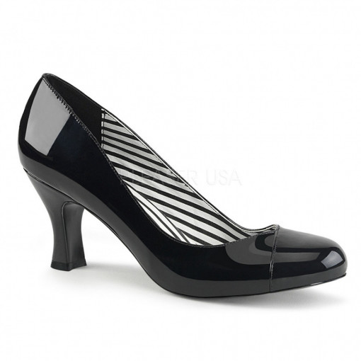 Pleaser Pink Label JENNA-01 Blk Pat