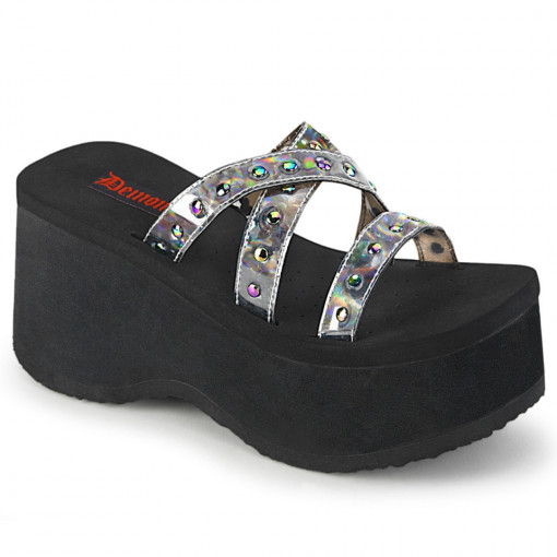 Demonia Cult FUNN-19 Blk Oil Flick Hologram
