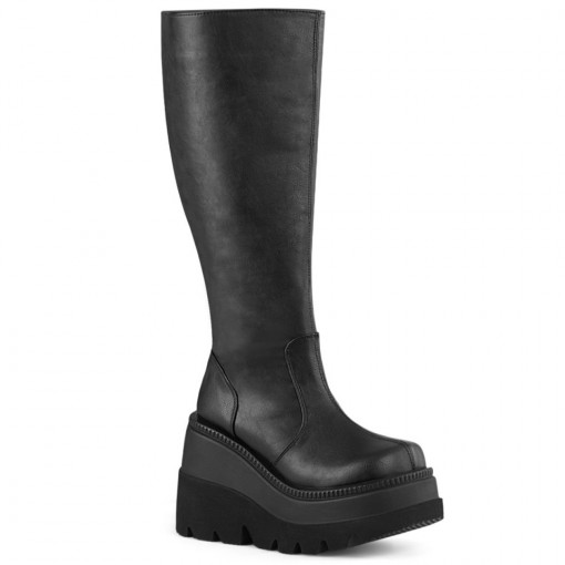 Demonia Cult SHAKER-100WC Blk Vegan Leather