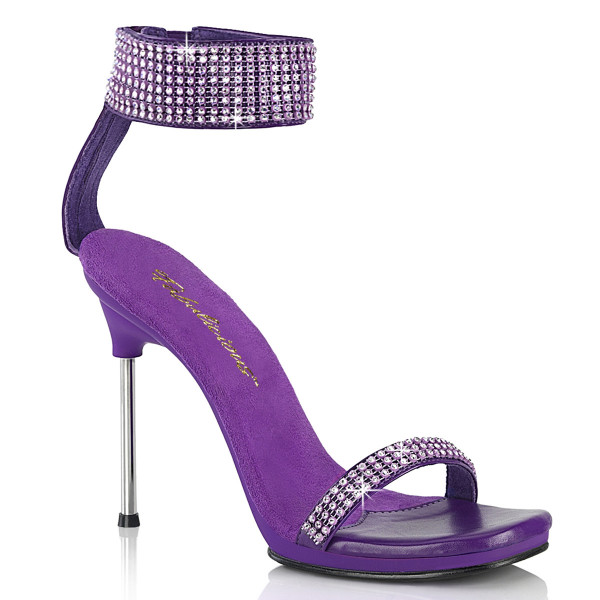 Fabulicious CHIC-40 Purple Faux Leather-RS/Purple