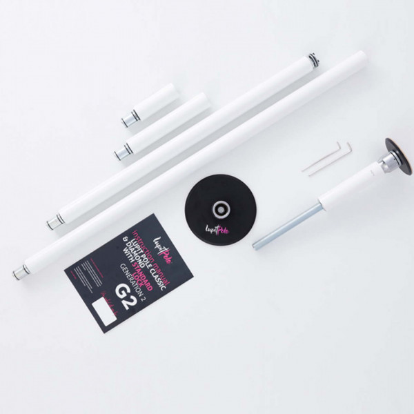 NEW! Lupit pole Classic G2, standard lock, white, 45mm ULTIMO