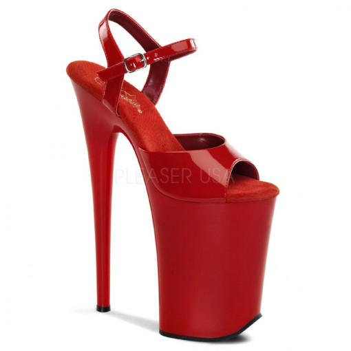 Pleaser INFINITY-909 Red/Red