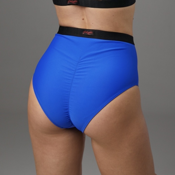 Polerina wear, set pole dance Shibari - Electric Blue - Img 3