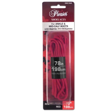 Accessories Lacci rossi da 198cm per stivaletti alla caviglia