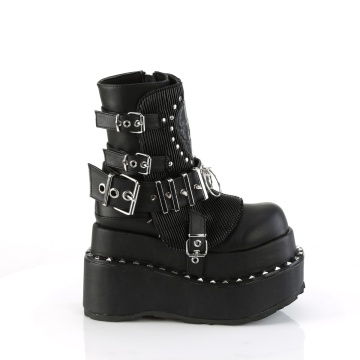 Demonia Cult BEAR-150 Blk Vegan Leather