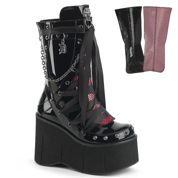 Demonia Cult KERA-121 Blk Pat