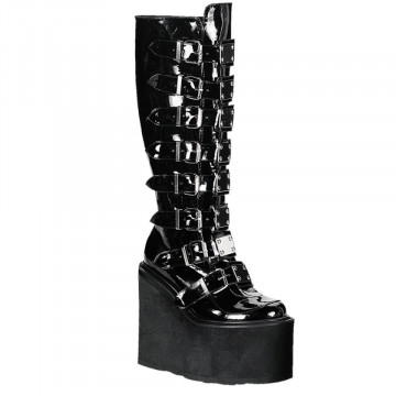 Demonia Cult SWING-815 Blk Pat