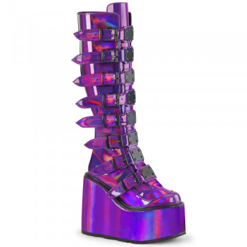 Demonia Cult SWING-815 Purple Holographic Pat