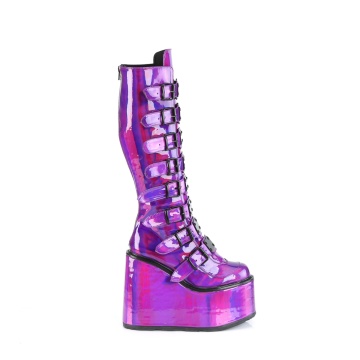 Demonia Cult SWING-815 Purple Holographic Pat