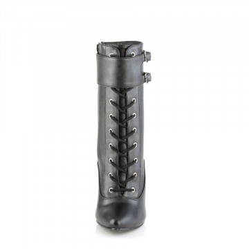 Devious DOMINA-1023 Blk Faux Leather