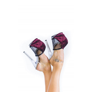 DSP DANCE SHOE PROTECTORS -VELVET EDITION GRENA