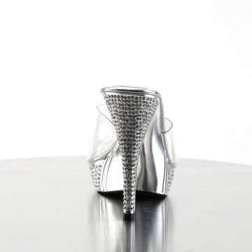 Fabulicious ELEGANT-401 Clr/Slv Chrome