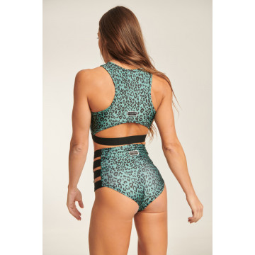 Paradise chick CROP TOP ATHLECIOUS Emerald Subito