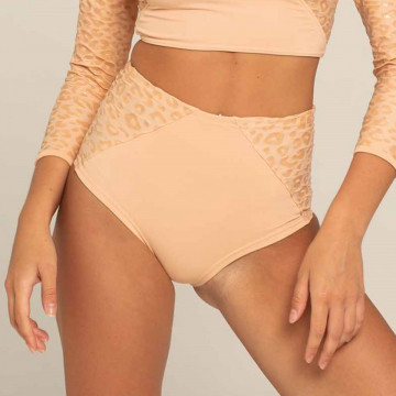 Paradise Chick short ULTRA GRIP Superhero Leopard nude M