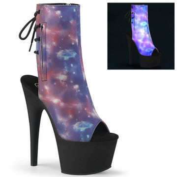 Pleaser ADORE-1018REFL Purple-Blue Reflective/Blk Matte