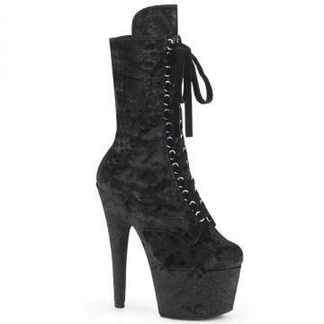 Pleaser ADORE-1045VEL Blk Velvet/Blk Velvet