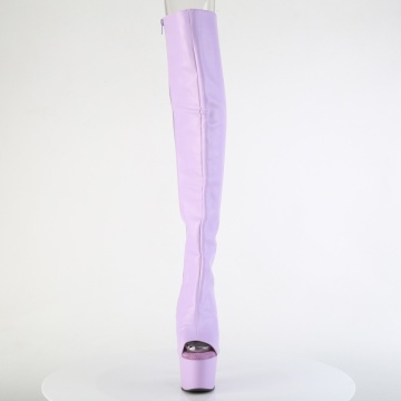Pleaser ADORE-3019 Lavender Faux Leather/Lavender Matte