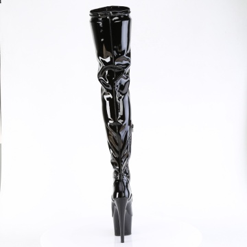 Pleaser ADORE-4000 Blk Str. Pat/Blk - Img 5