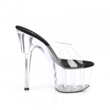 Pleaser ADORE-701 Clr-Blk/Clr