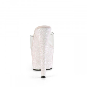Pleaser ADORE-701HMG Clr/Opal Multi Mini Glitter