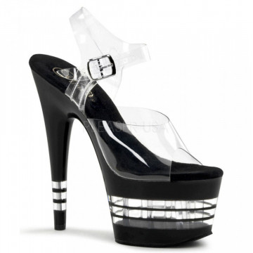 Pleaser ADORE-708LN Clr/Blk