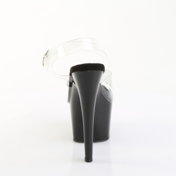 Pleaser ADORE-708PREM Clr TPU/Blk