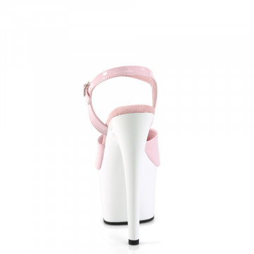 Pleaser ADORE-709 B. Pink Pat/Wht