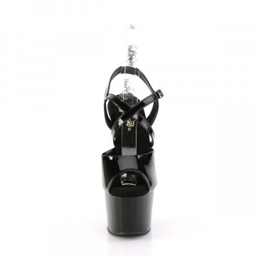 Pleaser ADORE-724 Blk Pat/Blk