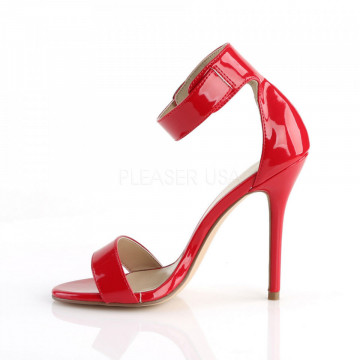 Pleaser AMUSE-10 Red Pat