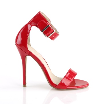 Pleaser AMUSE-10 Red Pat