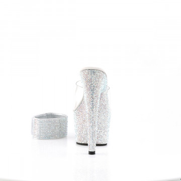 Pleaser BEJEWELED-712RS Clr/Slv Multi RS