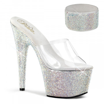Pleaser BEJEWELED-712RS Clr/Slv Multi RS