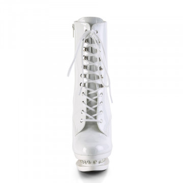 Pleaser BLONDIE-R-1020 Wht Pat/Wht