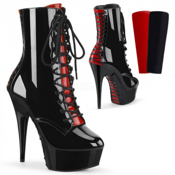 Pleaser DELIGHT-1020FH Blk Pat/Blk