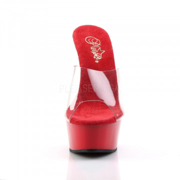 Pleaser DELIGHT-601 Clr/Red