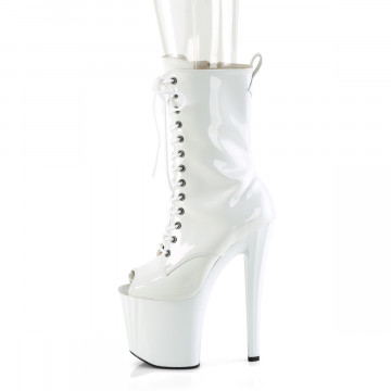 Pleaser ENCHANT-1041 Wht Pat/Wht