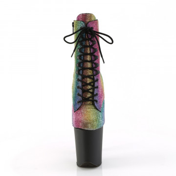 Pleaser FLAMINGO-1020RS Rainbow RS/Blk Matte